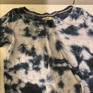 Cropped tie dye tee